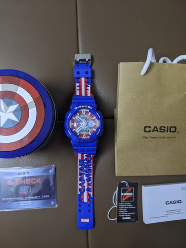 Casio shock marvel captain - casio,