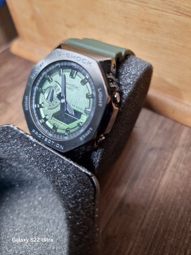 Casio shock army green dial - green,